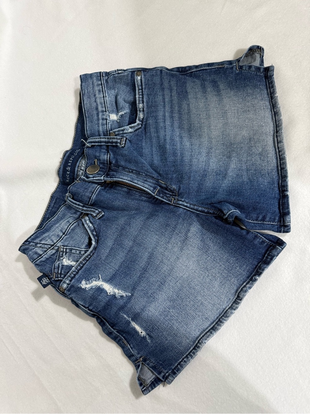 Rock & Republic Women's Denim Rx Hula Stretch 4” Short